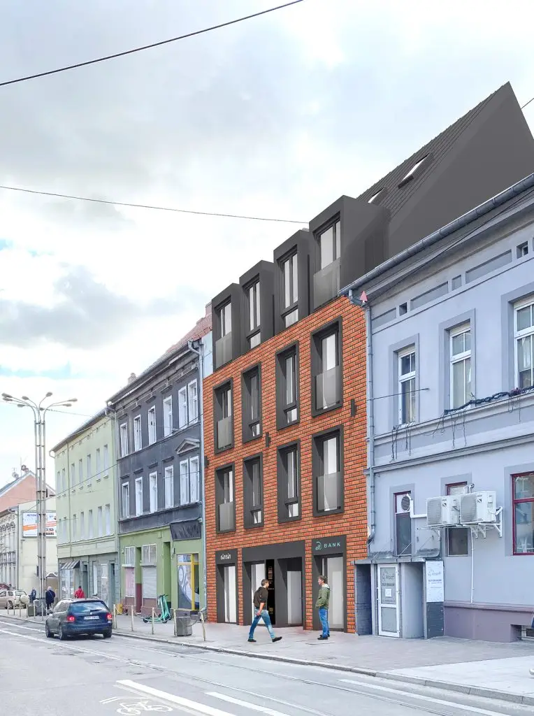 APARTHOTEL działka budowlana z projektem kamienicy