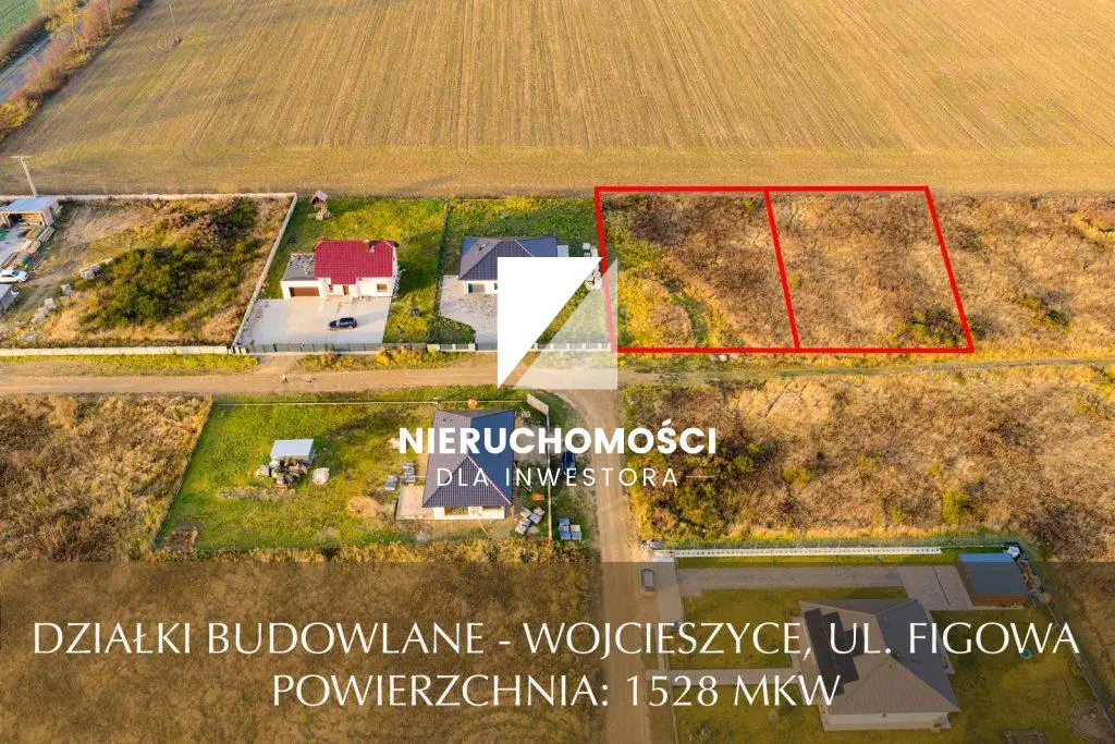 Wojcieszyce – działki budowlane z MPZP na przedmieściach